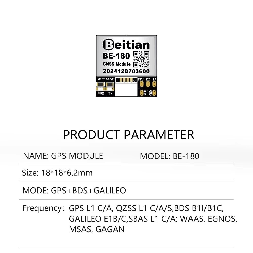 Beitian GPS Module BE-180 BE-2 - Drone Battery Plate recension och pris