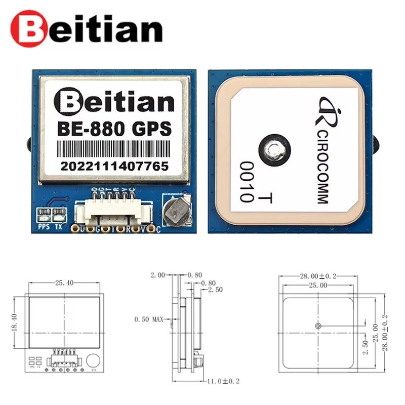 Beitian GPS Module BE-180 BE-2 - Drone Battery Plate recension och pris
