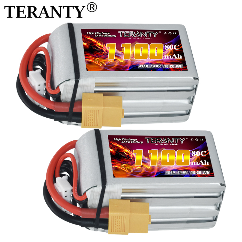 TERANTY 4S 1100mAh 80C/160C Li - Drone Battery Plate recension och pris