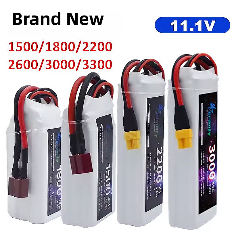 11.1V LiPo Battery 3S 1500mah  - Drone Battery Connector recension och pris